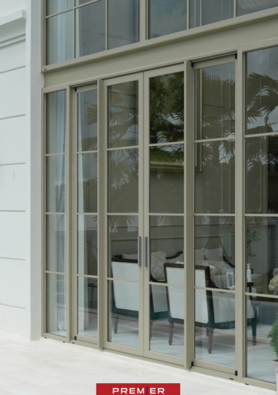 สี BLACK SAND 46 : ชุดบานเปิด / เปิดคู่ / กระทุ้ง EURO SERIES PREMIER